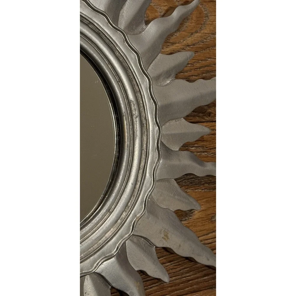 Vintage MCM Sunburst Starburst Mirror 15